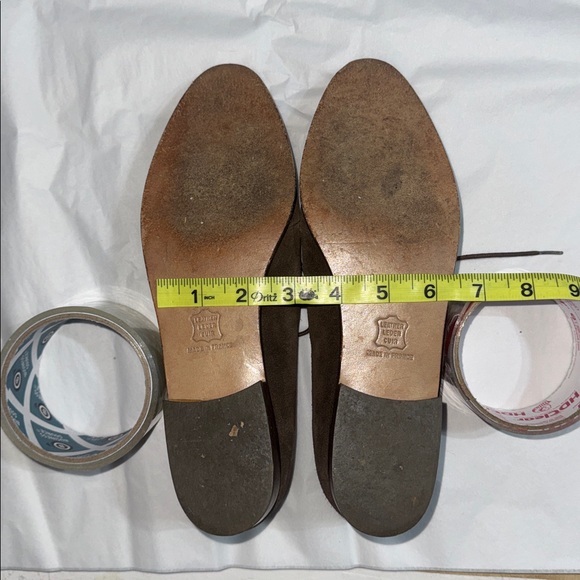 ROBERT CLERGERIE Lace-Up Cutout Flats Almond Toe Suede Women's 8 *DESIGNER* - Picture 16 of 16